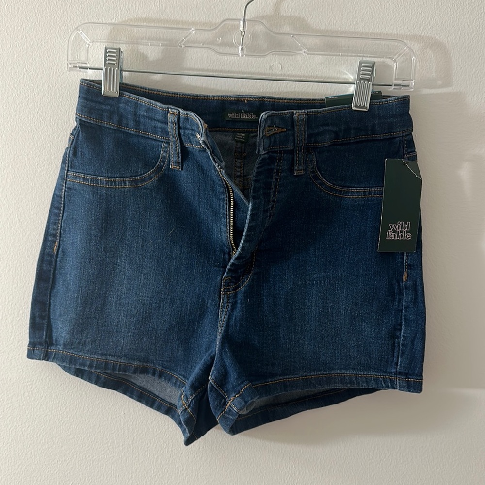 High rise shorts